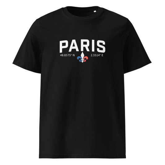 Paris - Dark Unisex organic cotton t-shirt
