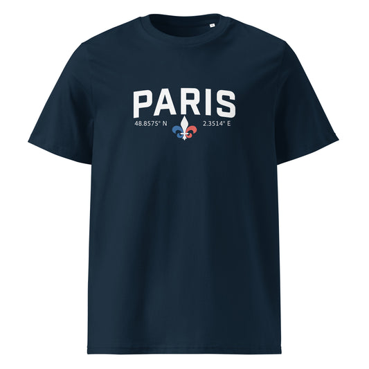 Paris - Dark Unisex organic cotton t-shirt